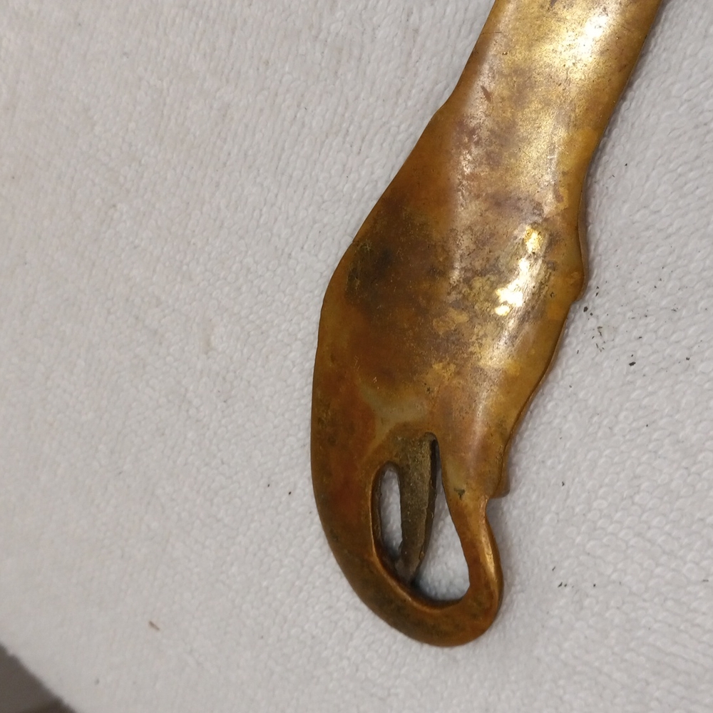 Brass Elephant Vintage Letter Opener, 10" Long - Picture 5 of 6
